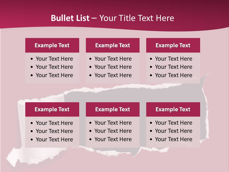 Aged Rough Black PowerPoint Template