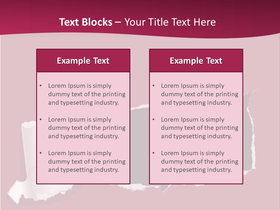 Aged Rough Black PowerPoint Template