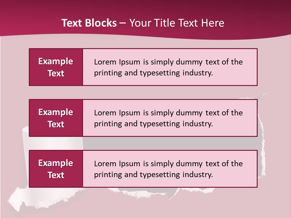 Aged Rough Black PowerPoint Template