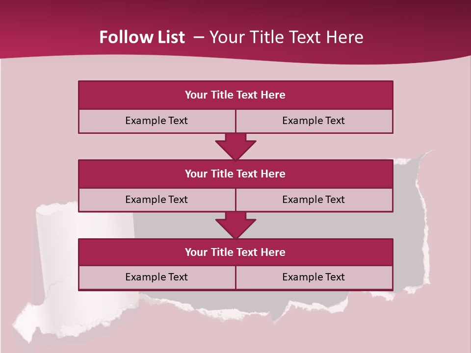 Aged Rough Black PowerPoint Template