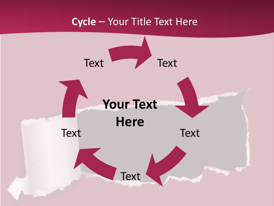 Aged Rough Black PowerPoint Template