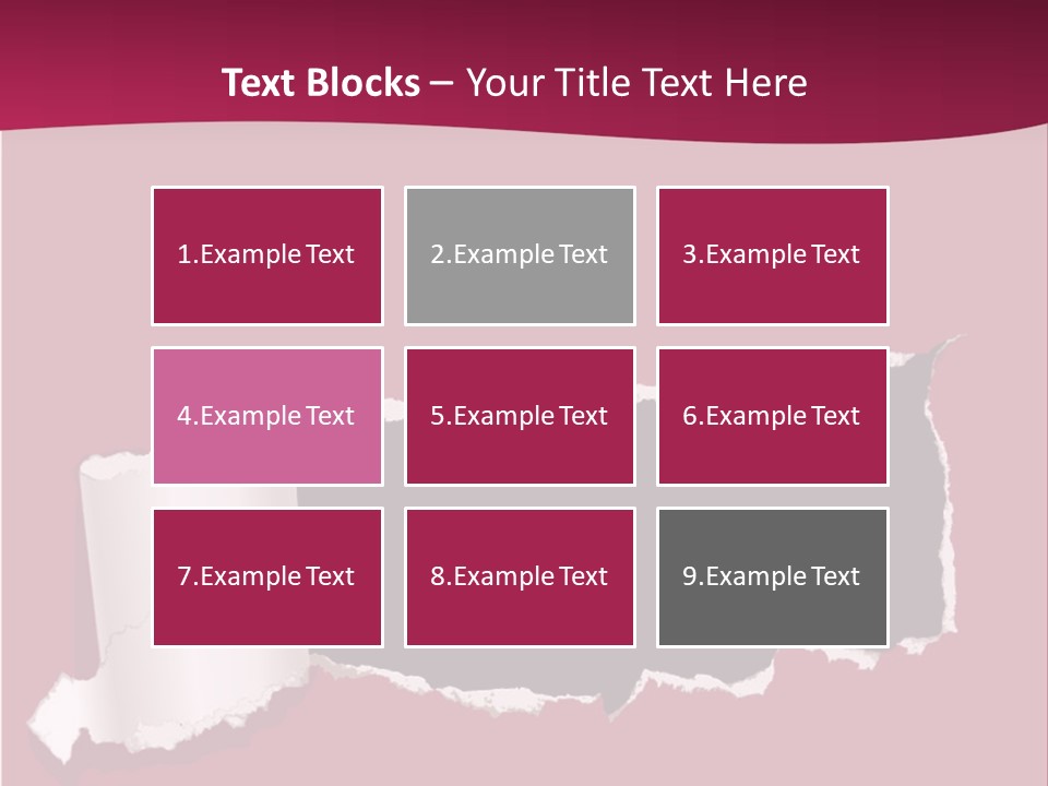 Aged Rough Black PowerPoint Template