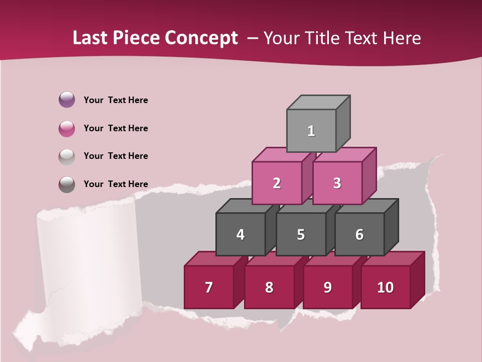 Aged Rough Black PowerPoint Template