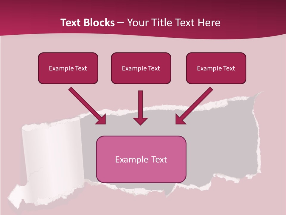Aged Rough Black PowerPoint Template