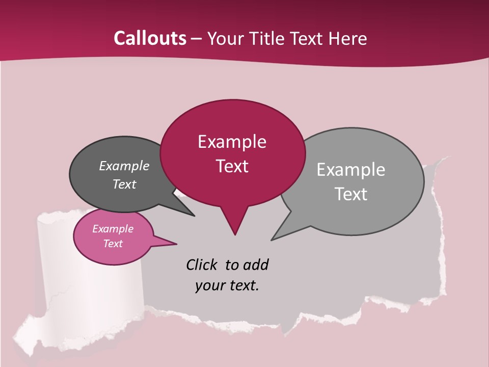 Aged Rough Black PowerPoint Template