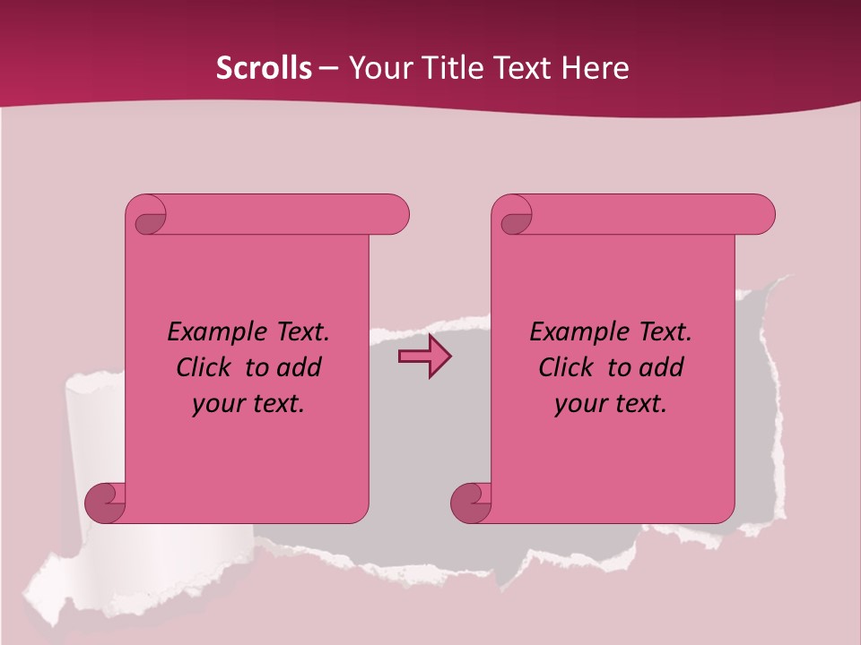 Aged Rough Black PowerPoint Template