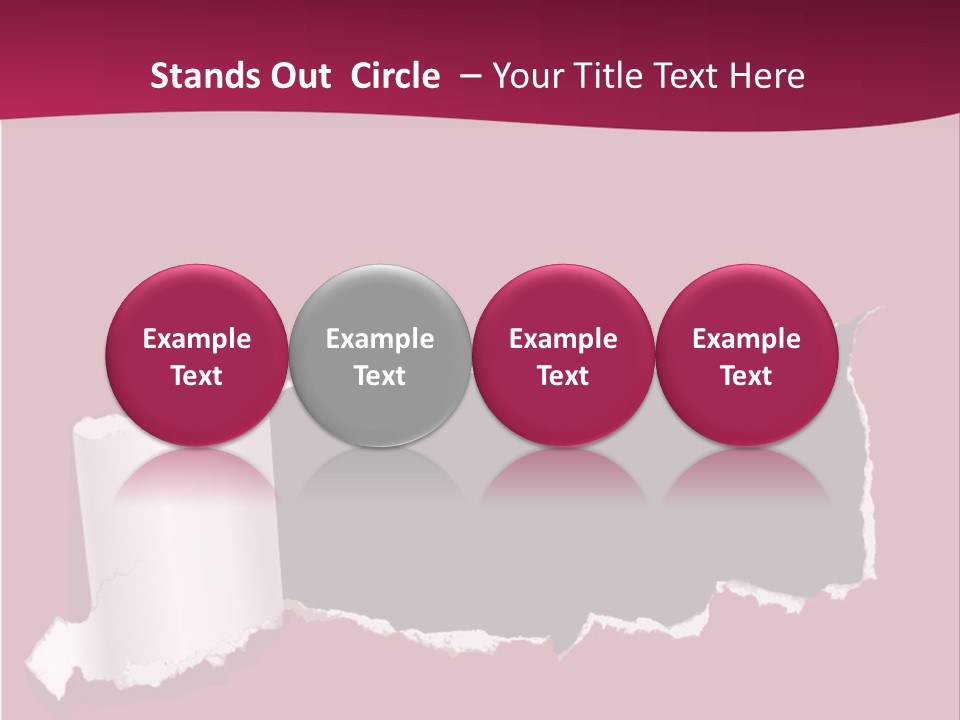 Aged Rough Black PowerPoint Template