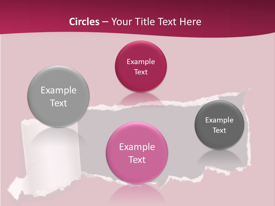 Aged Rough Black PowerPoint Template