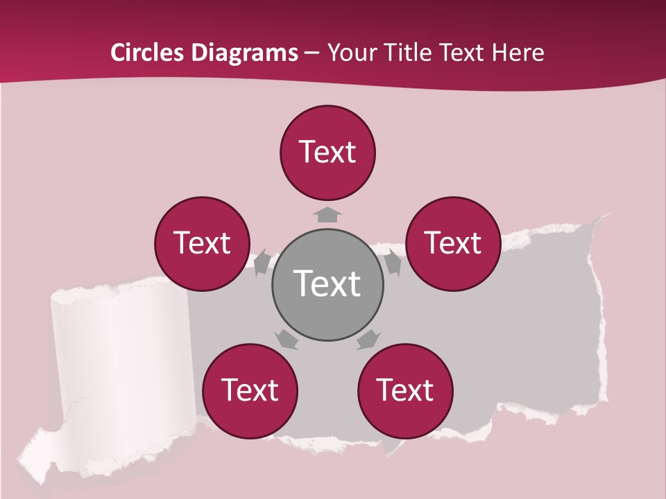 Aged Rough Black PowerPoint Template