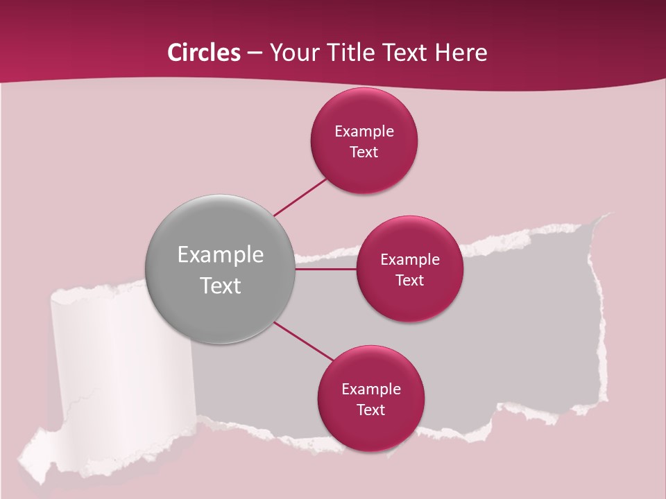 Aged Rough Black PowerPoint Template