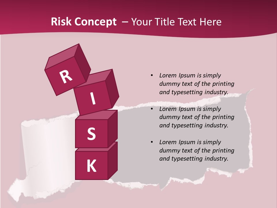 Aged Rough Black PowerPoint Template