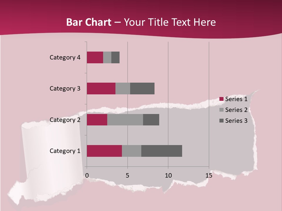 Aged Rough Black PowerPoint Template