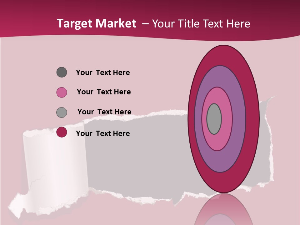 Aged Rough Black PowerPoint Template