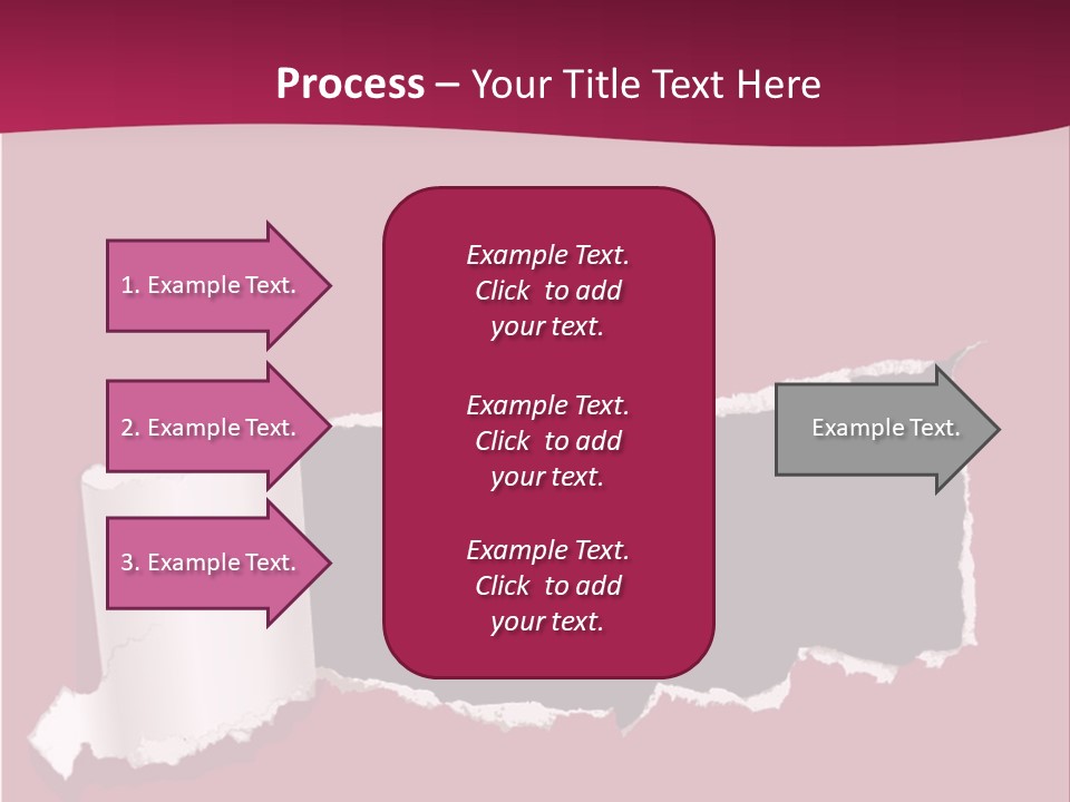 Aged Rough Black PowerPoint Template