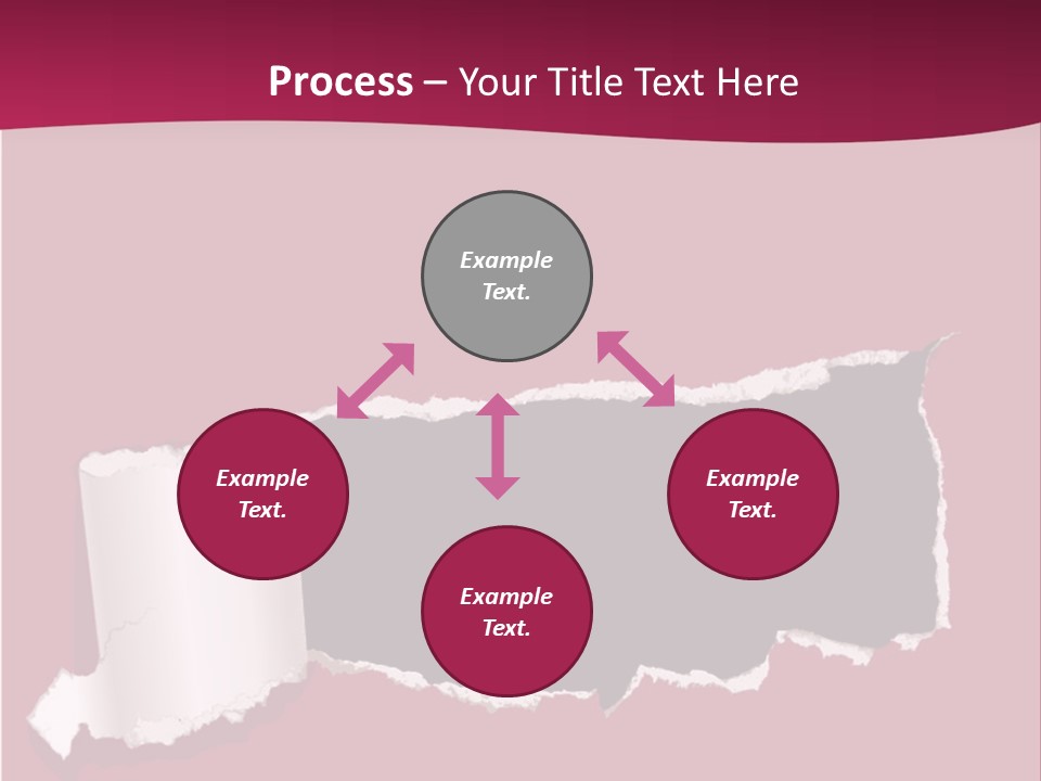 Aged Rough Black PowerPoint Template