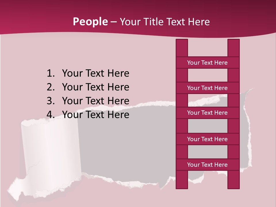 Aged Rough Black PowerPoint Template