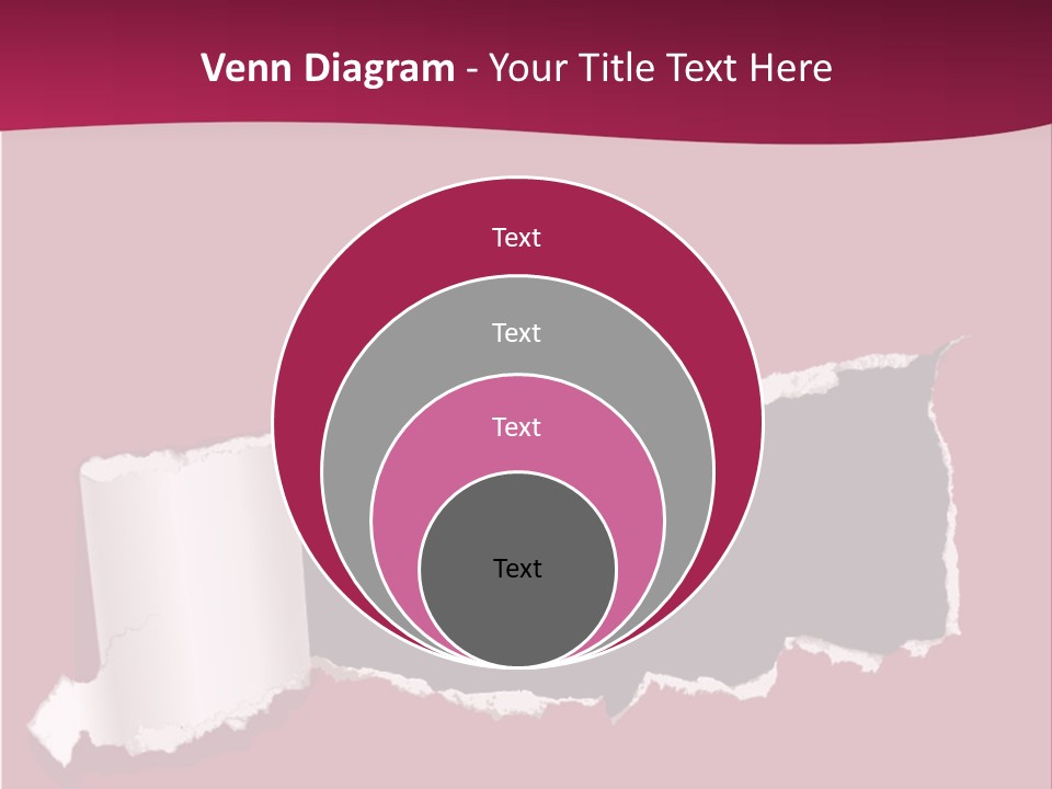 Aged Rough Black PowerPoint Template