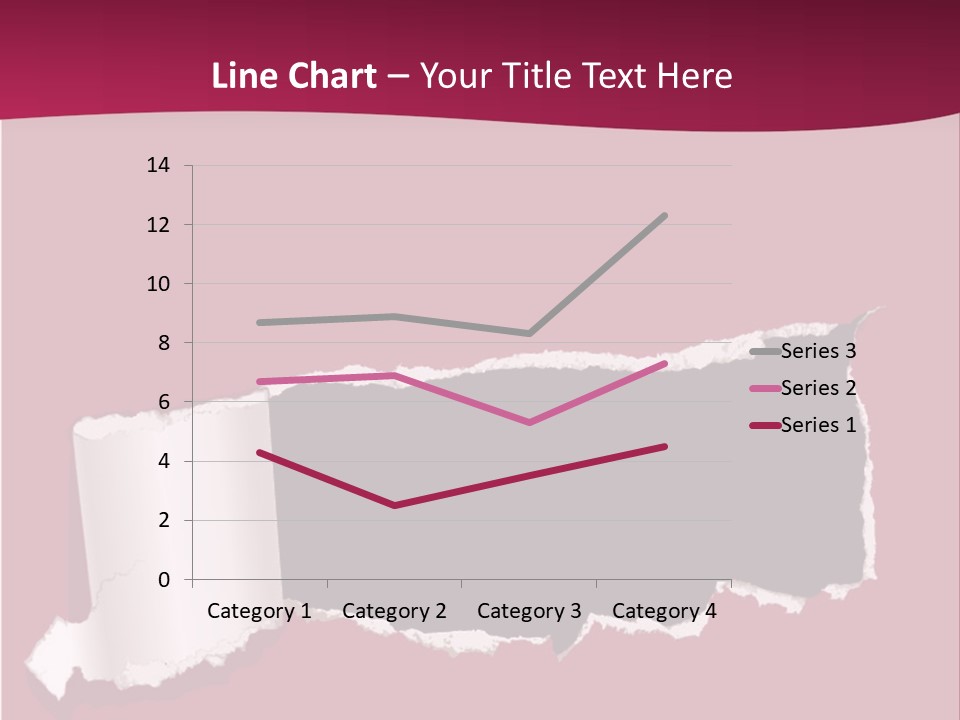 Aged Rough Black PowerPoint Template