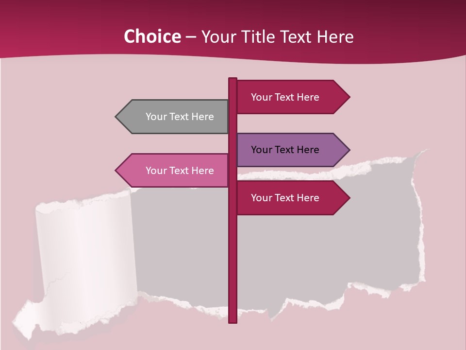 Aged Rough Black PowerPoint Template