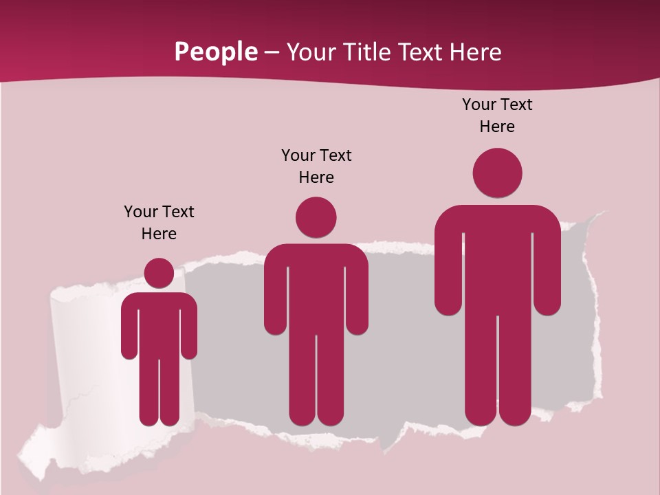 Aged Rough Black PowerPoint Template