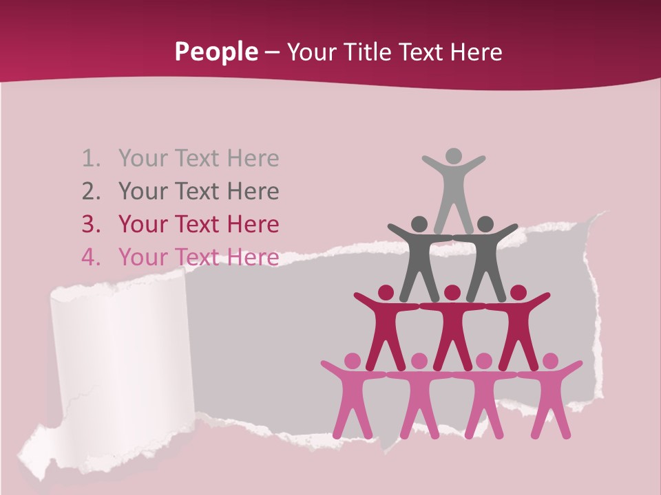 Aged Rough Black PowerPoint Template