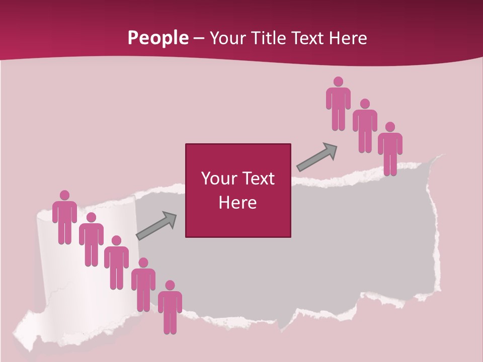 Aged Rough Black PowerPoint Template