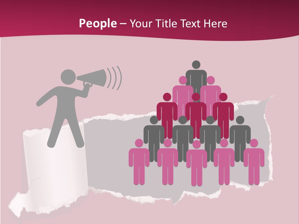 Aged Rough Black PowerPoint Template