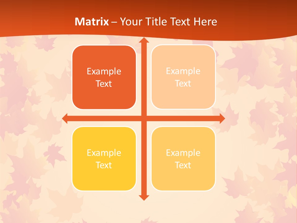 Seasons September Nature PowerPoint Template