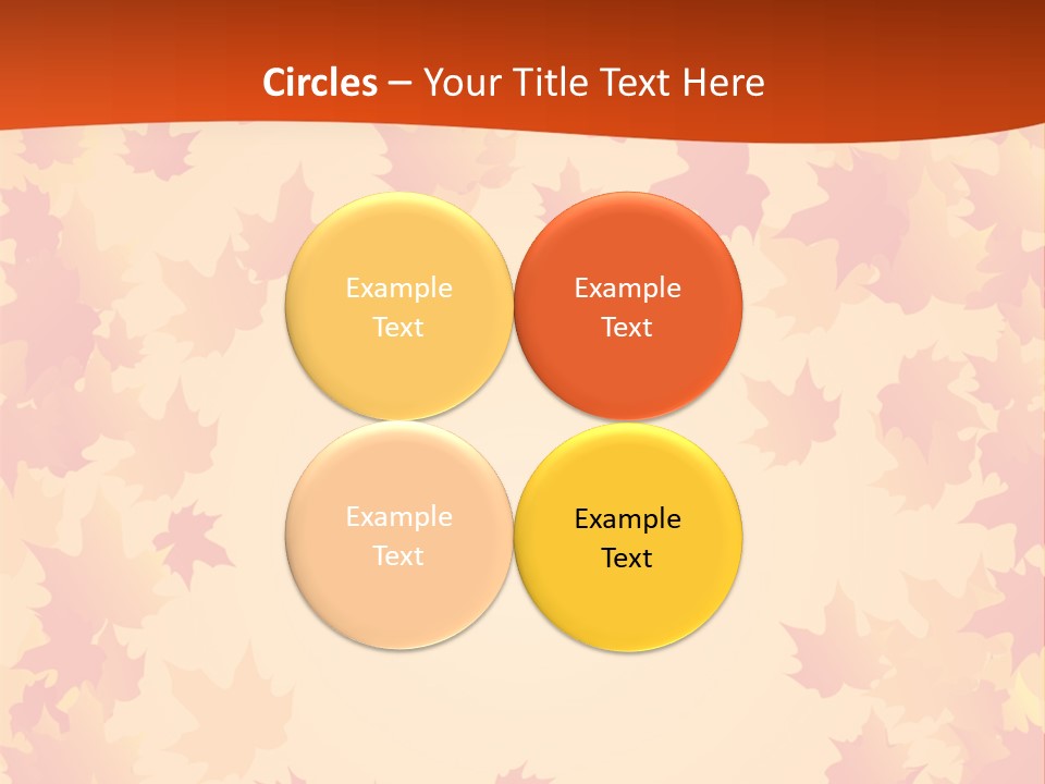Seasons September Nature PowerPoint Template