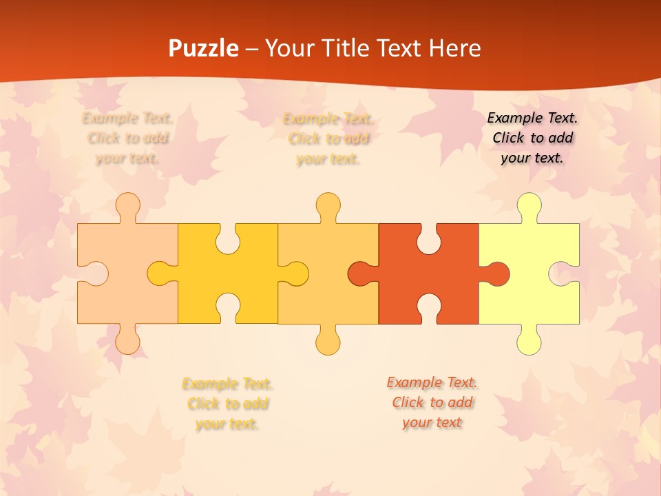 Seasons September Nature PowerPoint Template