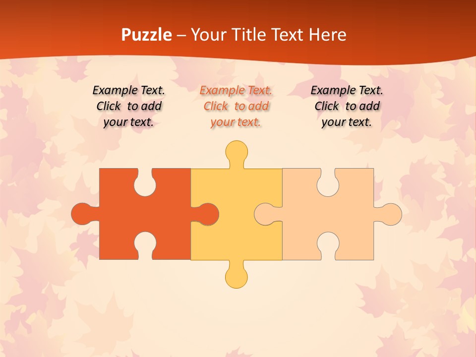 Seasons September Nature PowerPoint Template