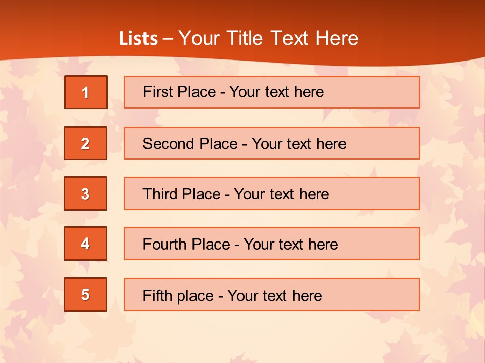 Seasons September Nature PowerPoint Template