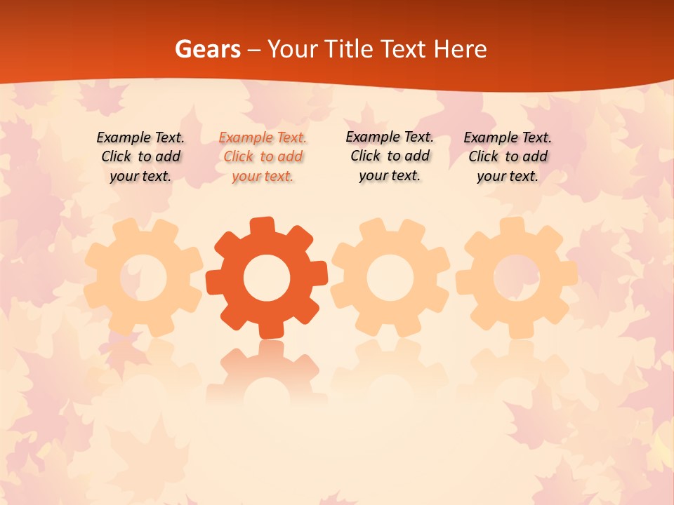 Seasons September Nature PowerPoint Template