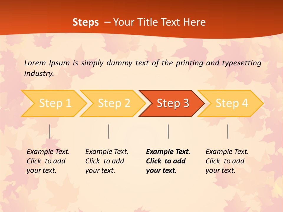 Seasons September Nature PowerPoint Template