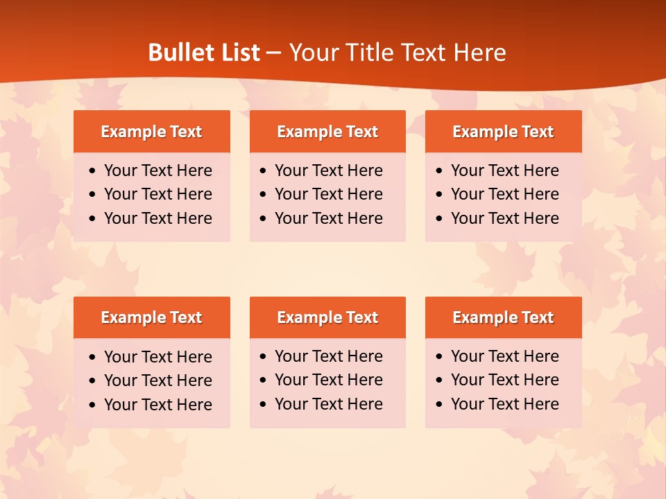 Seasons September Nature PowerPoint Template