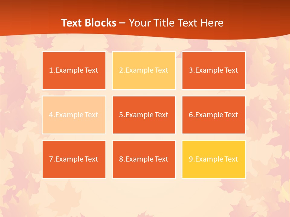 Seasons September Nature PowerPoint Template