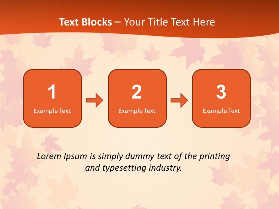 Seasons September Nature PowerPoint Template