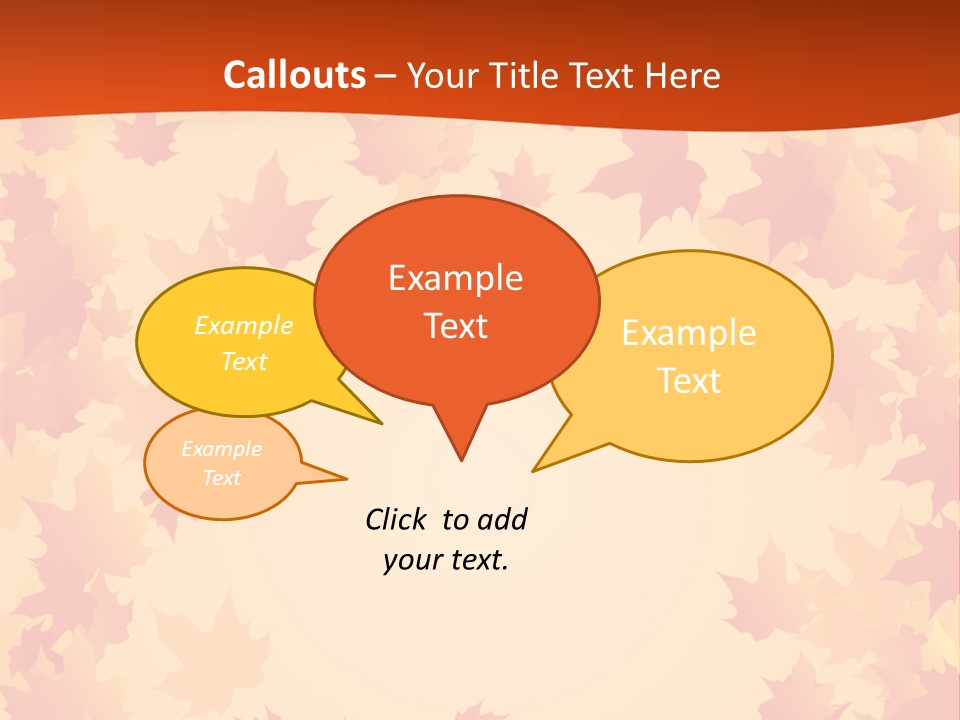 Seasons September Nature PowerPoint Template