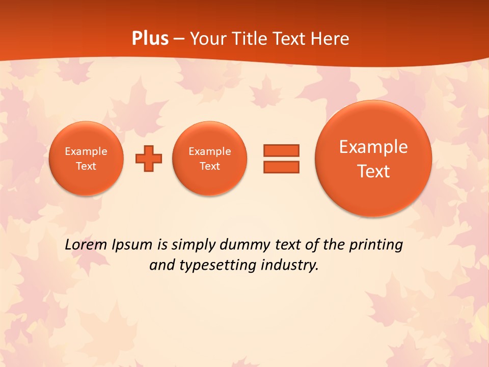Seasons September Nature PowerPoint Template