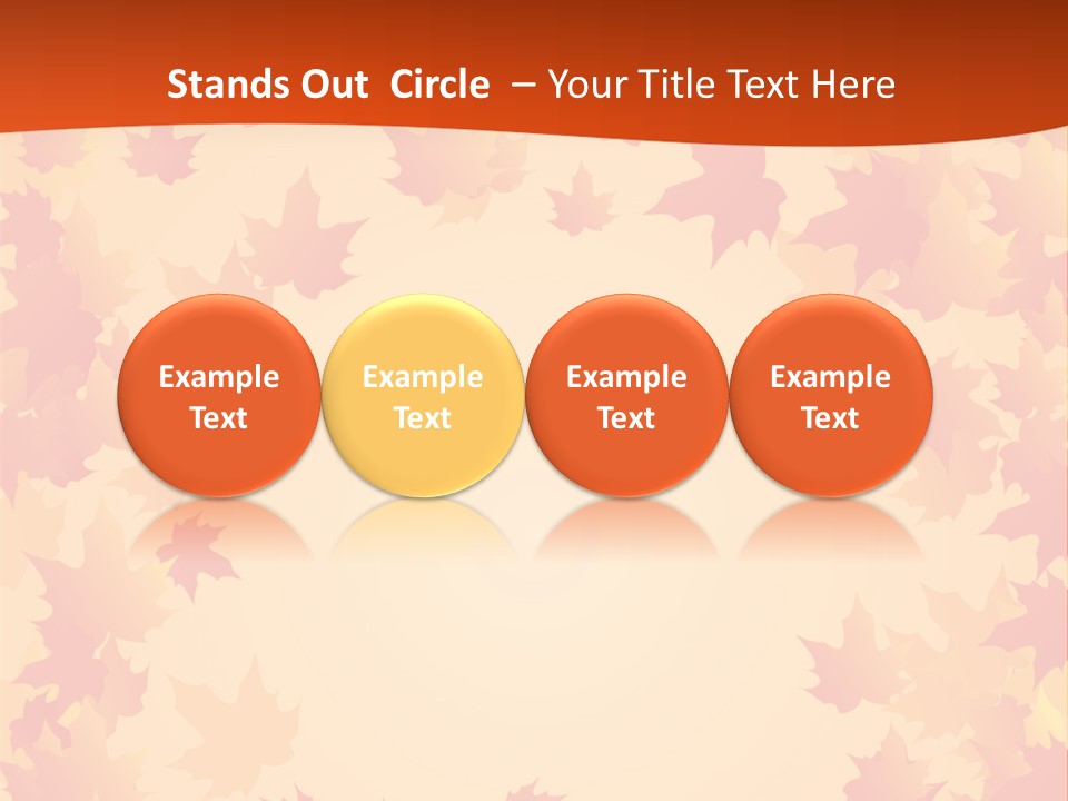 Seasons September Nature PowerPoint Template