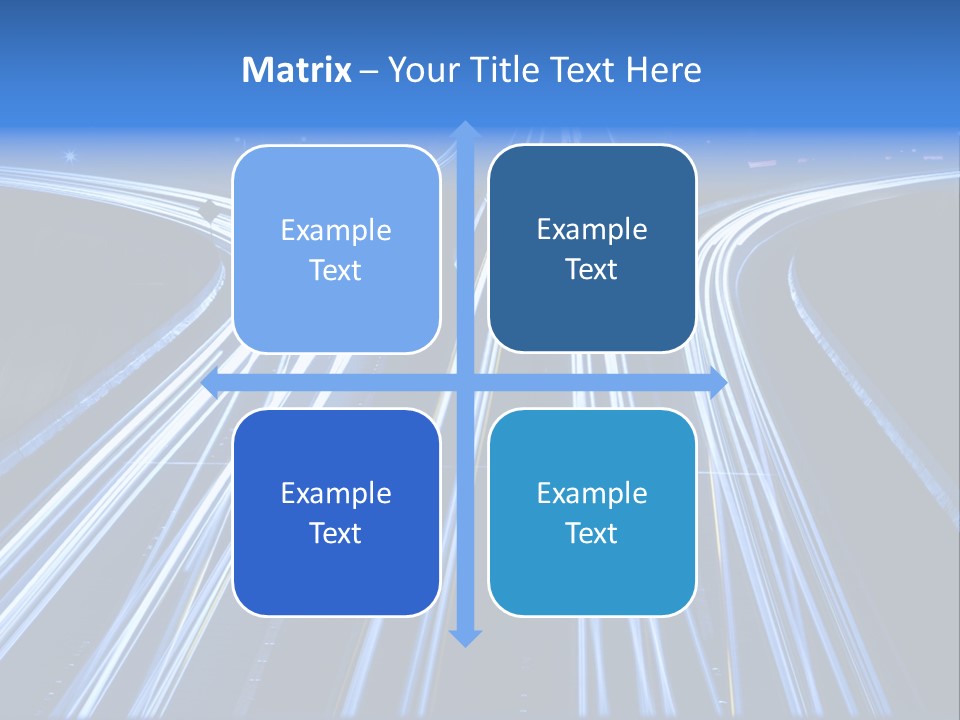 Washington Buildings Night PowerPoint Template