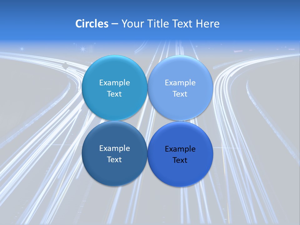 Washington Buildings Night PowerPoint Template