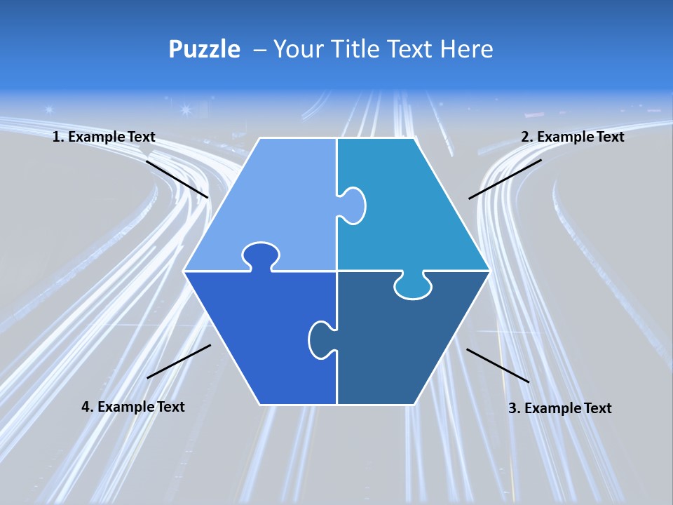 Washington Buildings Night PowerPoint Template