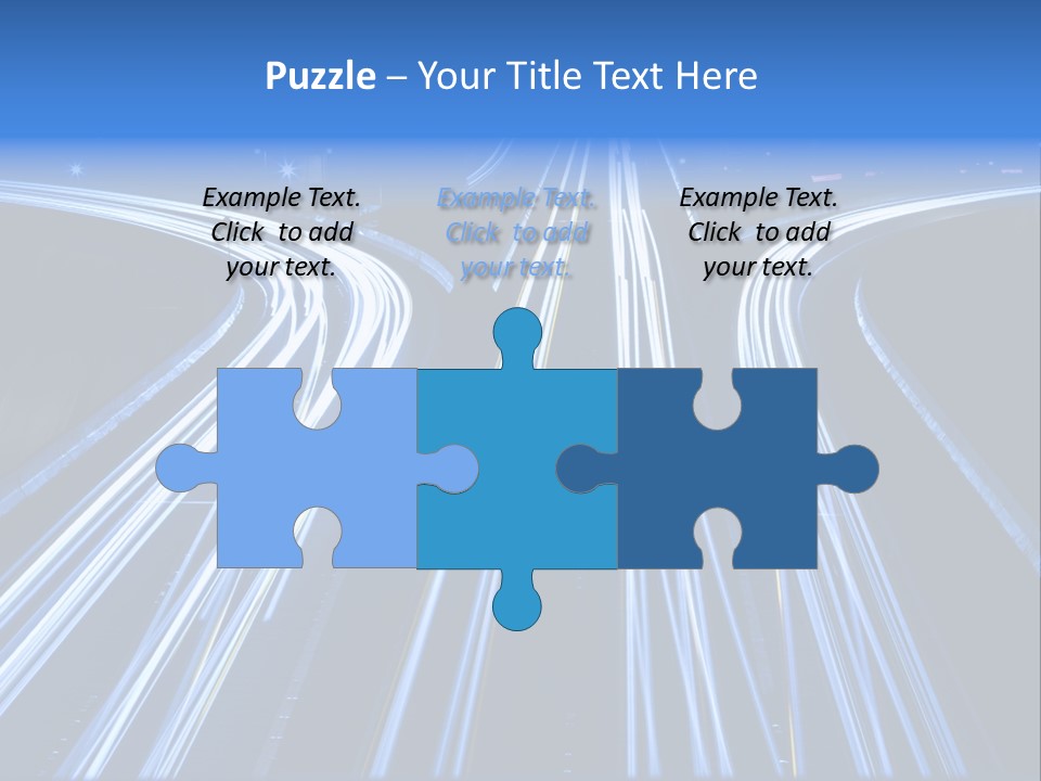 Washington Buildings Night PowerPoint Template