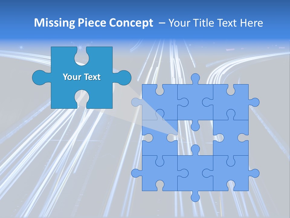 Washington Buildings Night PowerPoint Template