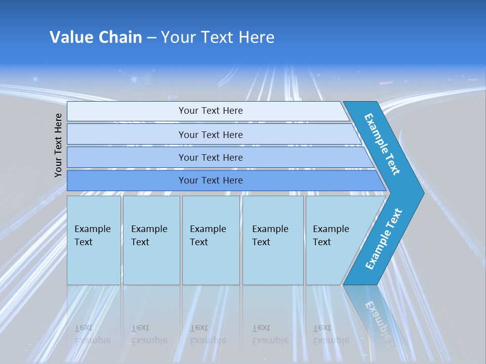 Washington Buildings Night PowerPoint Template