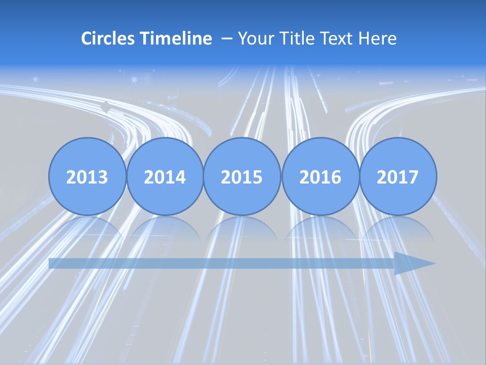 Washington Buildings Night PowerPoint Template