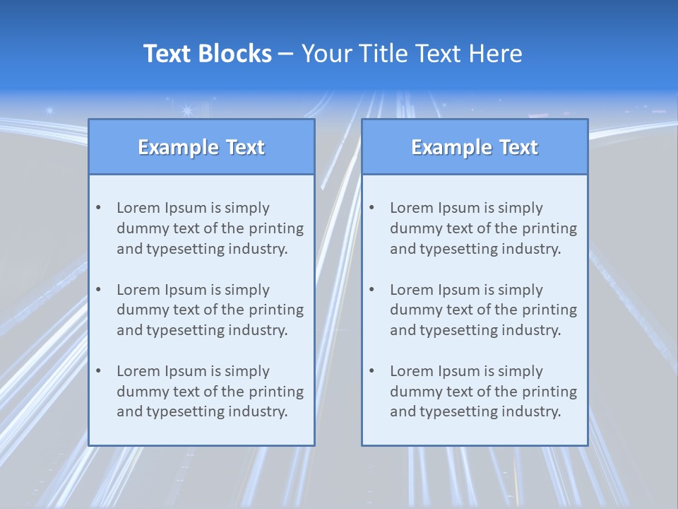 Washington Buildings Night PowerPoint Template