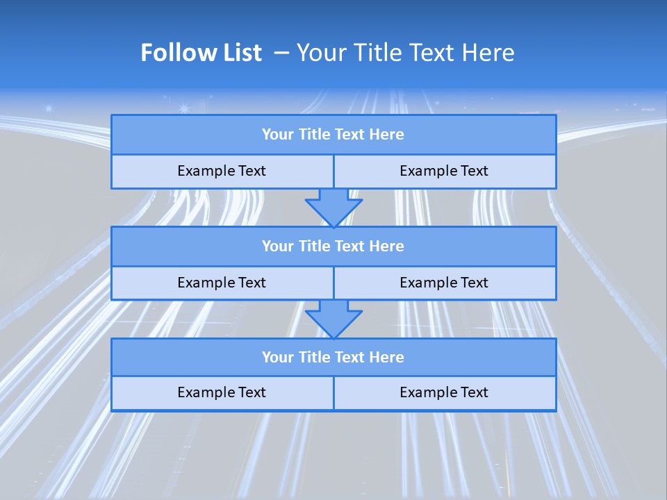 Washington Buildings Night PowerPoint Template