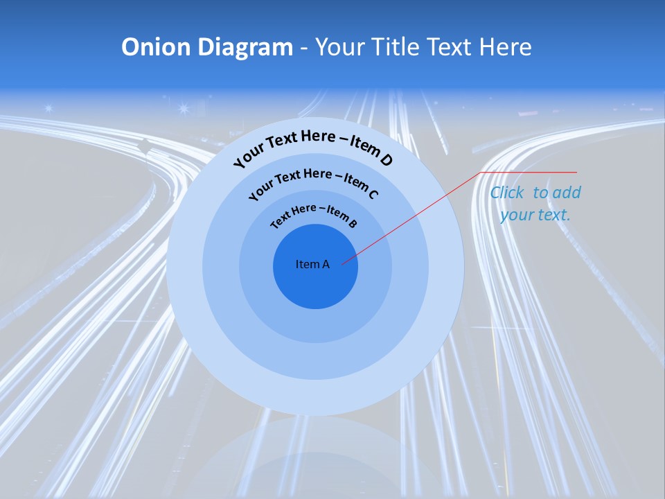 Washington Buildings Night PowerPoint Template